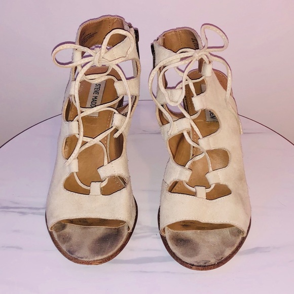 Steve Madden Lace Up Sandals - Picture 2 of 6